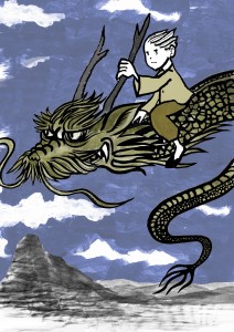 イラスト『りゅうの目のなみだ』