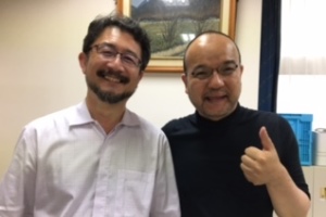 安田雅弘とおくだ健太郎氏